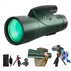 12x55 HD Monocular Telescope with BAK4 Prism & FMC Lens Lightweight with Adapter