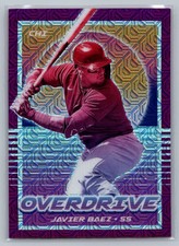 Javier Baez 2021 Chronicles Overdrive Purple Mojo /99 #1