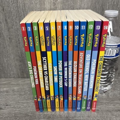 Pokemon Super Collection Book Box Set 1-14 Paperback Coloring Book #15 Missing