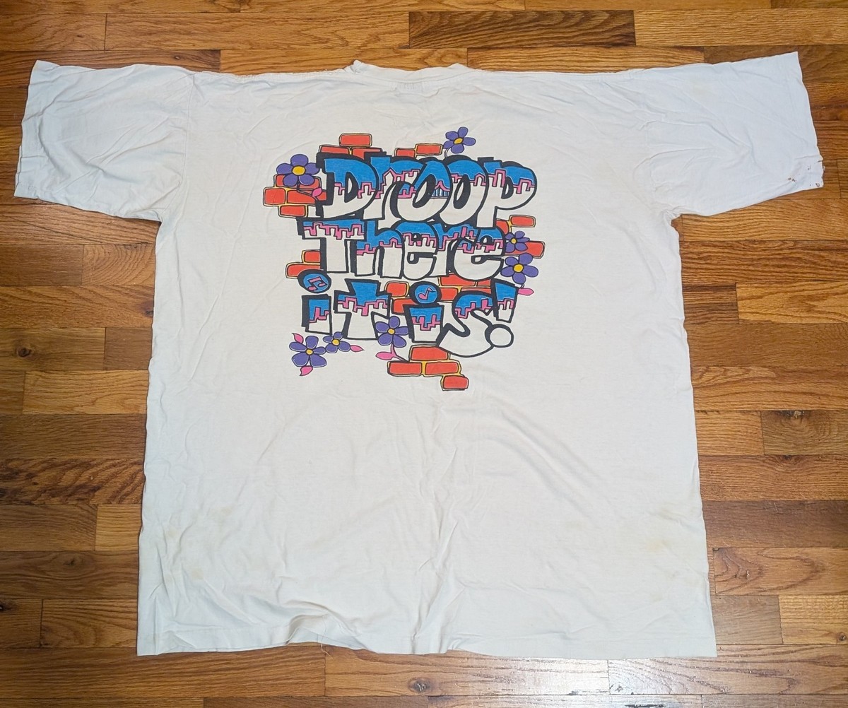 Vtg 1994 Droopy Dog Freeze Shirt - 4XL Galaxy - 90s Double Sided