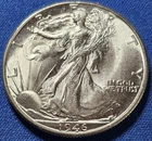 A 1946-D Walking Liberty Half Dollar Choice BU. Blazing Luster!!!