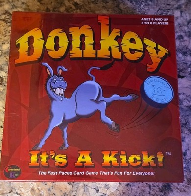 Cleveland Kids Donkey Game - Ages 8+ | 3-8 players