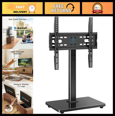 Universal TV Stand for 32-70'' TVs, Height Adjustable Table Top Mount, VESA 400x4