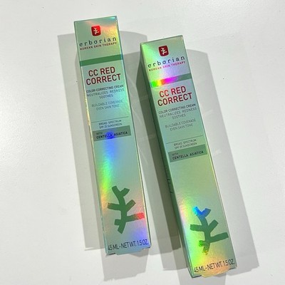 Erborian - CC Red Correct - Perfector Soothing - SPF 25 - 1.5oz/45ml - 2 Pack