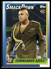 Commander Azeez 2021 Topps Heritage WWE #56