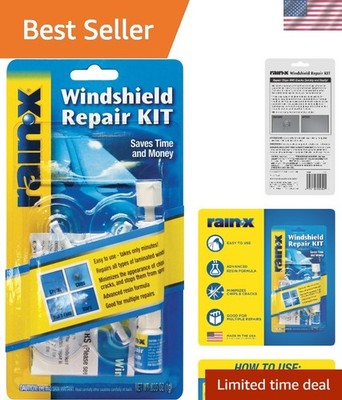 Universal Windshield Repair Kit - Stop Cracks & Chips with Durable Resin