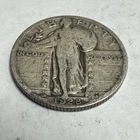 192825C Standing Liberty Quarter, Time Of The Crash Of 29 Roaring 20’s Closes