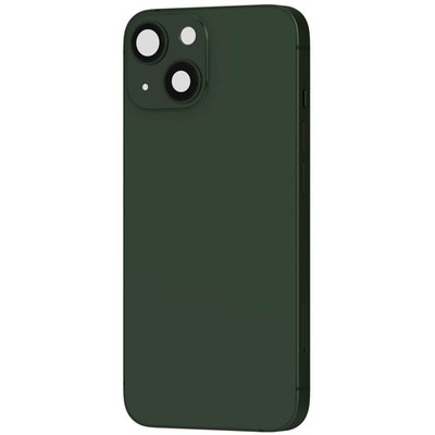 Clappio Rahmen + Akkudeckel für iPhone 13 Mini Heckscheibe, Khaki