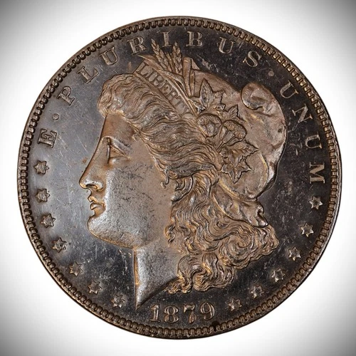 *1879 P* SOLID GEM MS++ CAMEO DMPL DPL - MORGAN DOLLAR $1 *FROM COLLECTION* #254