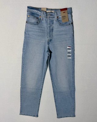 NWT Levi's Women's Ultra-High Rise Ribcage Straight Jeans All Alone 28x32
