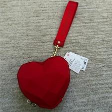 lululemon athletica Red Heart Wristlet 3d geometric