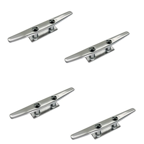 Marine Boat Stainless Steel T316 Low Flat Cleat Flat Top Dock Deck Rope Yacht - Afbeelding 10 van 10