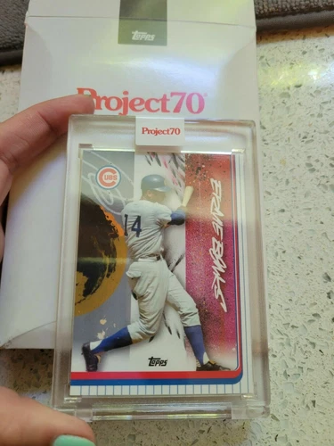 2021 Topps Project70 #208 ERNIE BANKS Chicago Cubs SP FUTURA Artist