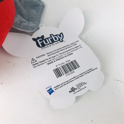 Figura de felpa Hasbro Toy Factory 6"" roja Furby Mind of It's own nueva con etiquetas nueva con etiquetas - Imagen 6 de 7