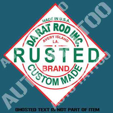 Da Rat Rod Inc Decal Sticker For Man Cave Rat Rod Hot Rod Americana Stickers