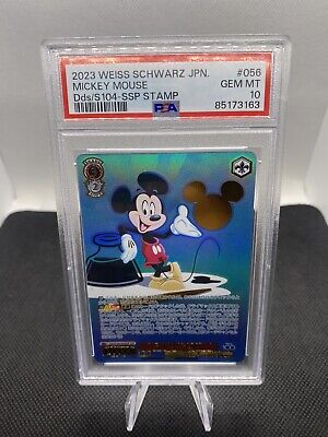 PSA10 Mickey Mouse Dds/S104-056SSP SSP Disney 100 Weiss PSA10 Mickey Mouse Dds/S104-056SSP SSP Disney 100 Weiss
