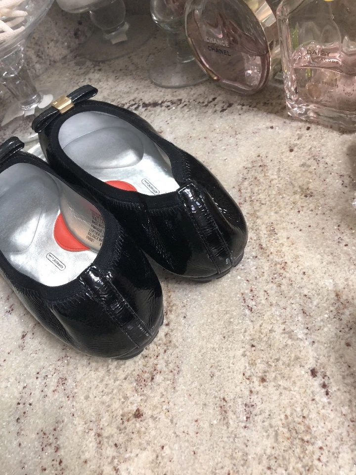 Rockport Walkability Mocasines Ballet Arco Mujer 9.5 Patente Adidas adiPRENE Foto 3 de 4