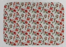 Winter Cardinals Dish Drying Mat