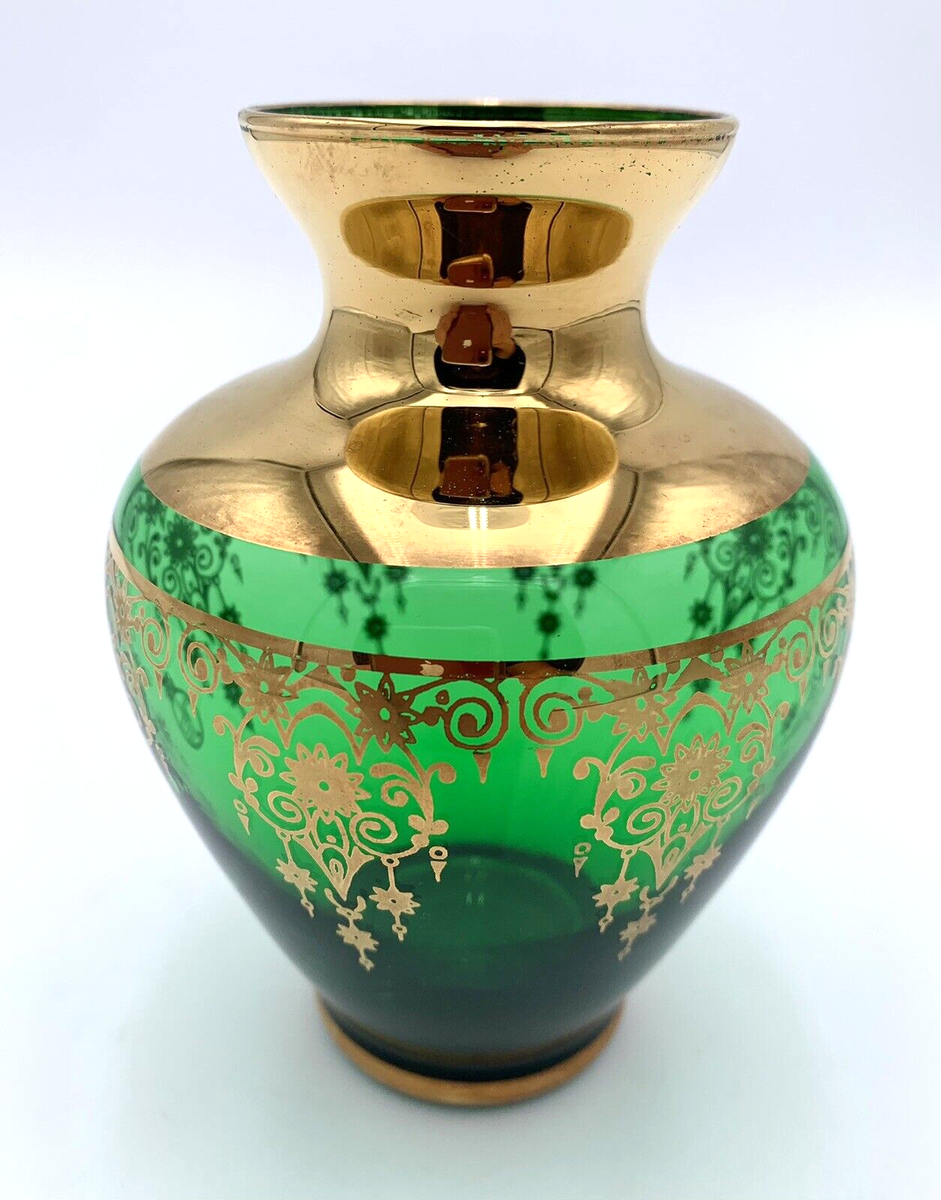 よ*ー様 Murano Green and Gold VETRO ARTISTI よ*ー様 Murano Green and Gold VETRO ARTISTI Green Murano