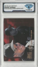 1996  Select Certified FRANK THOMAS #135 Mirror Red /90 💎 DSG 8 NM/Mint