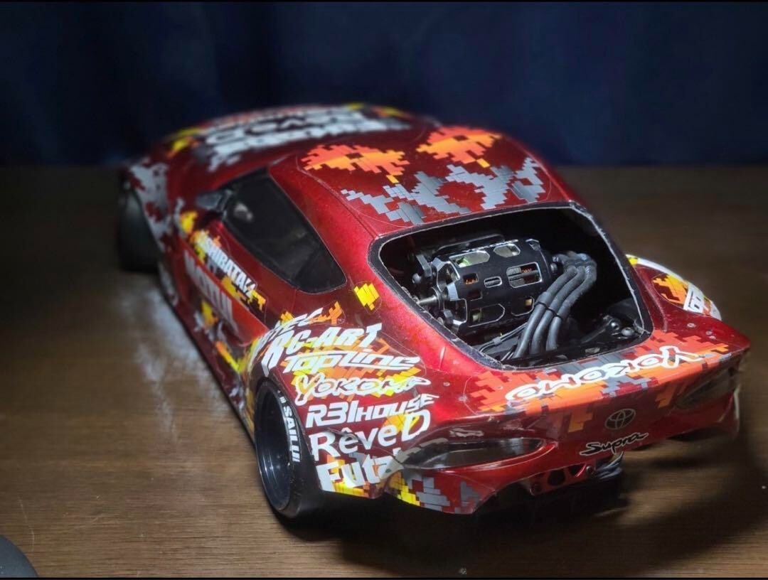 銀影競技A90美品‼️ Pandora 1/10 RC Car Painted Body Toyota GR Supra A90 BLS BN