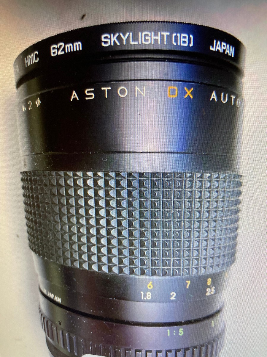 ASTON DX AUTO ZOOM 1 :3.5 -4,5 F 35-105 MM JAPAN 62 MM N 810 6056