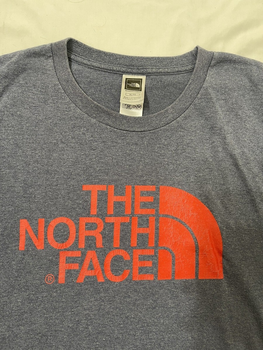 The North Face Half Dome Logo T-Shirt Men's Tee Blue Red