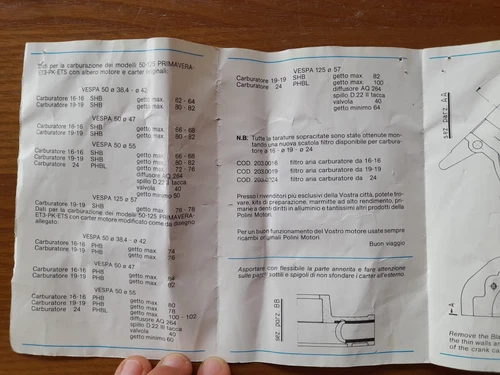 COLLETTORE ASPIRAZIONE MONOLAMELLARE Ø 19 POLINI 3F 215.0231 VESPA PK 50 - 125XL - Foto 13 di 14