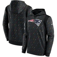 Nike Men's New England Patriots NFL Crucial Catch Hoodie Charcoal 2021