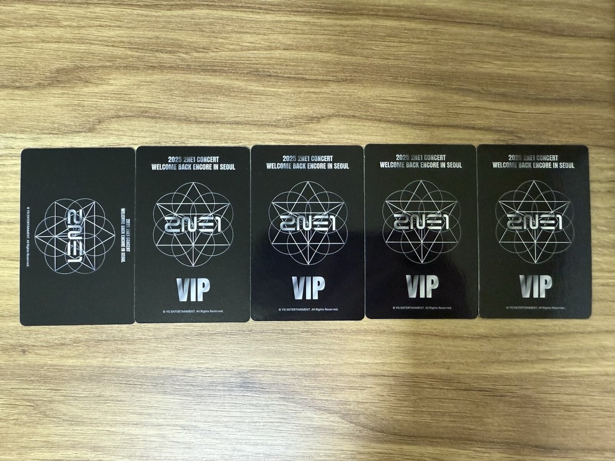 2025 2NE1 CONCERT VIP KIT WELCOME BACK ENCORE IN SEOUL OFFICIAL MD