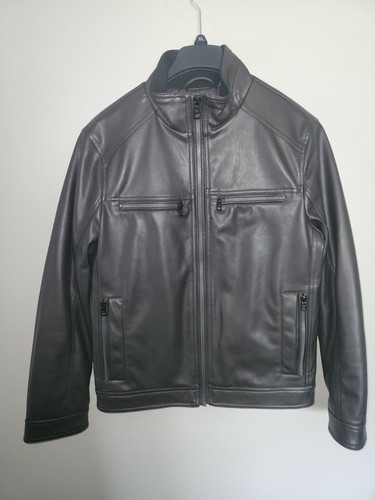 Faux Leather Moto Jacket 