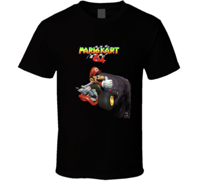 Mario Kart Nintendo 64 Video Game Retro Racing T Shirt