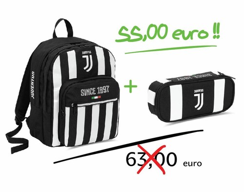 ZAINO Seven + ASTUCCIO Juventus: Scuola \u0026 Tempo Libero - Idea Regalo | eBay