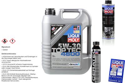 5L Liqui Moly Top Tec 4600 5W-30 Motoröl Cera Tec Pro-Line Motorspülung