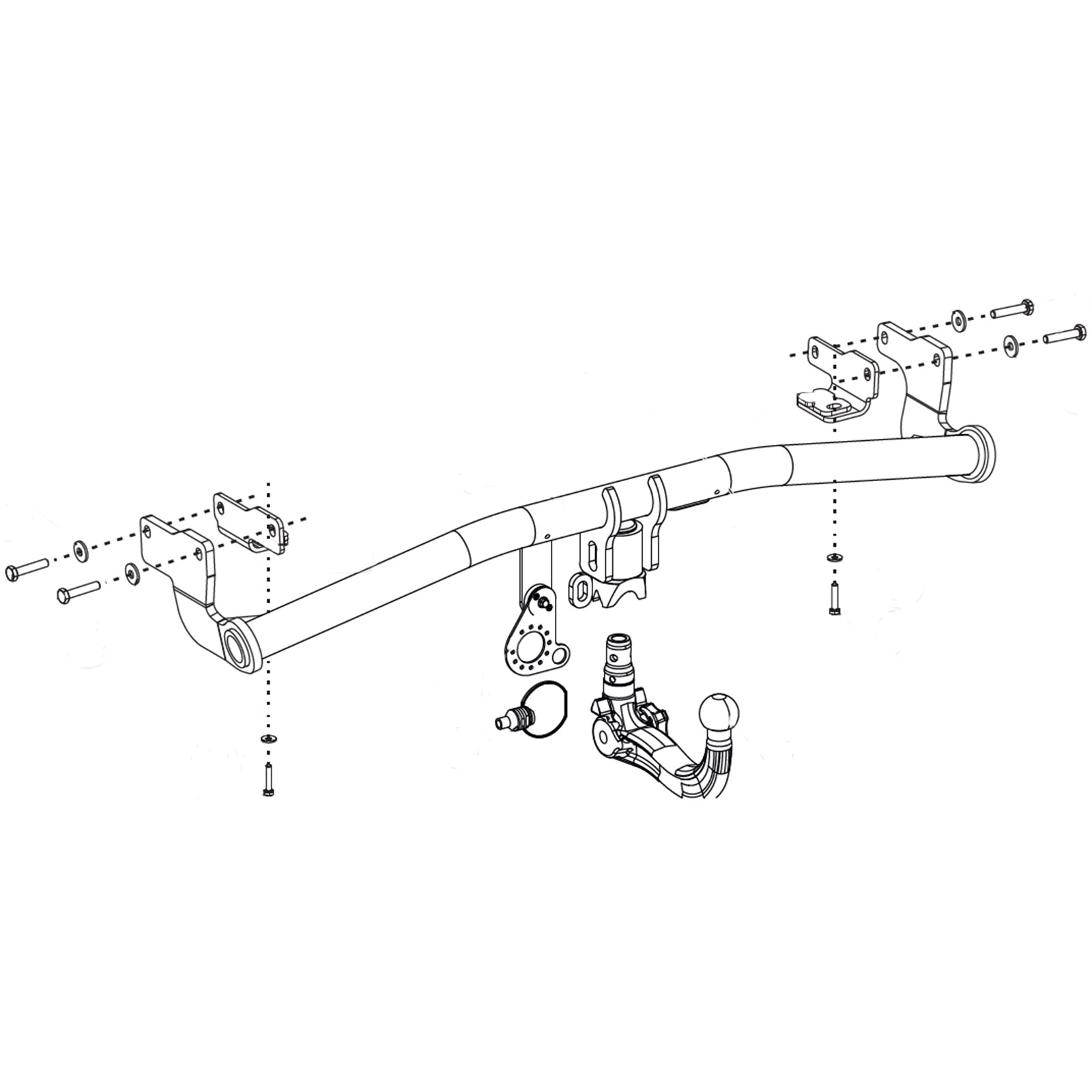 Oris Towbar for Kia Niro SUV 20162022 Detachable Tow Bar eBay