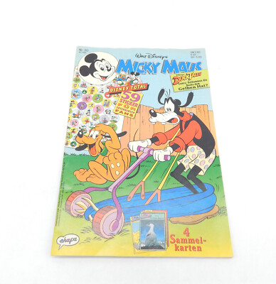 Ehapa Comic Micky Maus Heft 30 - 1991 - Beilage von Sticker & Sammelkarten