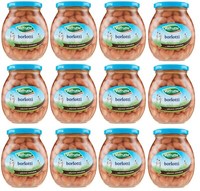 12X Valfrutta Fagioli Borlotti,Italienische Borlotti-Bohnen,Gekochte Bohnen,360G