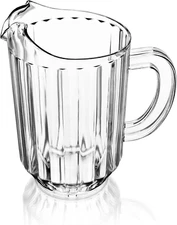 46106 Resturant-Grade Polycarbonate Plastic Water Pitcher, 60 Oz, Clear