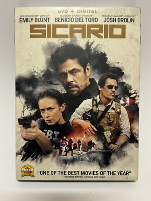 Sicario (DVD, 2015) Benicio Del Toro, Emily Blunt, Josh Brolin *AWESOME MOVIE!*