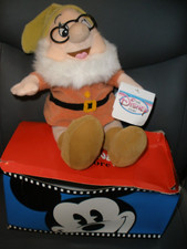 NEW Disney Store Snow White  Seven Dwarfs Doc 14" Plush Stuffed Doll Sitting