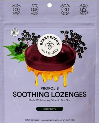 Beekeeper's Soothing Lozenges Drops Immune Support Throat Soothing 3 pack