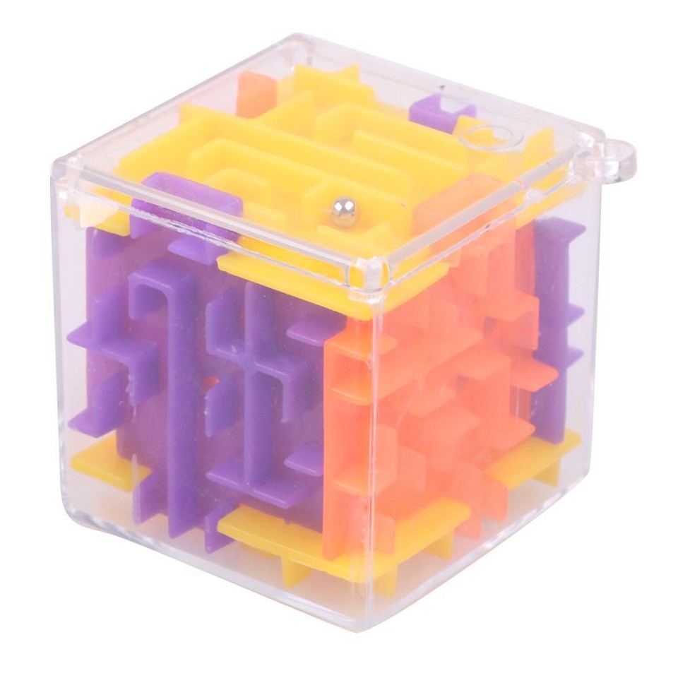 3D Labyrinth Würfel Puzzle - Schwerkraft Maze Cube Denkspiel Für Kinder & Erwachsene