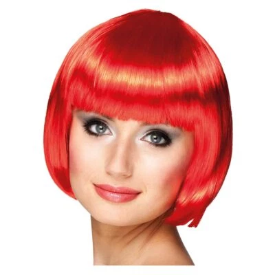 BOLAND Cabaret Perücke Damen Bob Karneval Kostüm Zubehör Pagenkopf Erwachsene Perücken