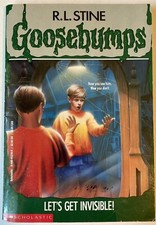 Vintage Goosebumps Unnumbered Let’s Get Invisible - 1st Printing/1st Edition