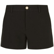Gucci Black Silk-Wool Tailored Shorts Size 36/ Small