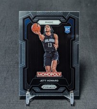 Jett Howard Rookie RC 2023-24 Prizm Monopoly NBA Card #65 Orlando Magic. rookie card picture