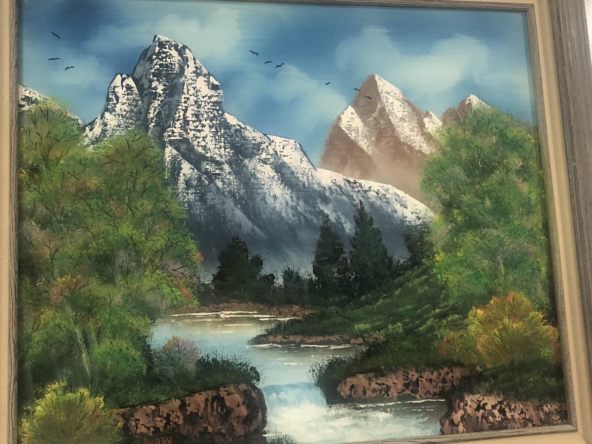 Original Oil on Canvas Painting Artist Signed Framed