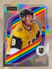 jack eichel retro rainbow parallel 1:12 23-24 opc platinum knights hockey r-34