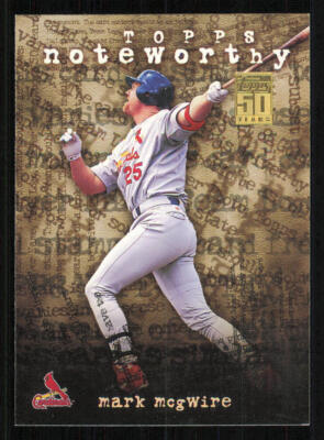 2001 Topps Noteworthy #TN1 Mark McGwire