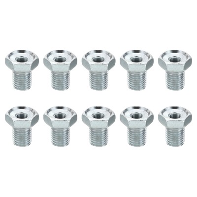 10pcs M16x2 to M10x1 Hex Thread Reducing Connector Nut Screw Sleeve Adapter 28mm